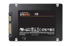 ไดรฟ์โซลิดสเตทแบบพกพาภายในขนาด 2.5 นิ้ว SATA 870 ความจุ 4TB อินเทอร์เฟซ SATA สีดำ ไดรฟ์โซลิดสเตทขนาด 2.5 นิ้ว ความจุ 4TB SA - Product Image 3