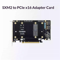 Kartu Grafis V100 Sxm2 Pciex16 Adapter Cardv100 16G 32G untuk Ai Nvlink Passive Gpu