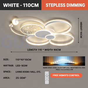Lámpara de techo para sala de estar, diseño sencillo y moderno, luz LED, lujo discreto, sin luz azul ni parpadeo. - Product Image 3