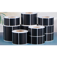 Label Kertas Sintetis PP Hitam Pita Karbon Emas Matte Putih 100 80 70 65 60 50 40 30 Printer Transfer Termal Dari Hebei