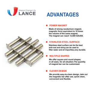 Bán Buôn Chuyên Nghiệp Công Suất Cao Tách Từ <span class=keywords><strong>Neodymium</strong></span> Lọc Phễu Nam Châm Vĩnh Cửu Tùy Chỉnh Kích Thước Nam Châm - Product Image 6