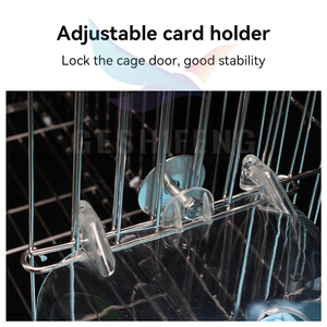 Özelleştirilmiş renk muhabbet kuşu Mini domates güvercin kuş kafesi banyo - Product Image 6