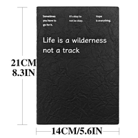 Diario con Copertina Rigida Personalizzata con Citazioni Motivazionali per Studenti, Forniture Scolastiche e Ispirazione per la Scrittura Creativa