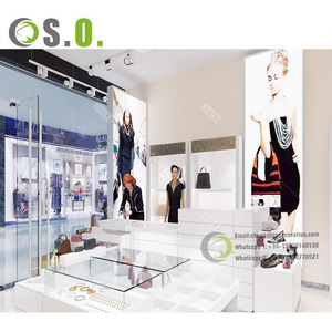 แนวคิดการตกแต่งร้านรองเท้าแฟชั่นที่กำหนดเองสำหรับชั้นวางแสดงและชั้นวางรองเท้าชั้นวางกระเป๋าที่ทันสมัย - Product Image 6