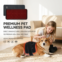 Tapis de luminothérapie LED rouge pour animaux de compagnie, 120 LED, portable, soulagement de la douleur pour les mains, les pieds, la tête et le corps, en stock, faible MOQ
