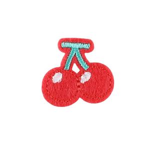 Duoku komputer bordir pakaian buah cherry cloth label patch applique perhiasan aksesoris buku pegangan emb - Product Image 5