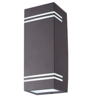Lampe murale extérieure de café éclairage extérieur étanche avec corps blanc chaud CCT PC alimentation 220V AC