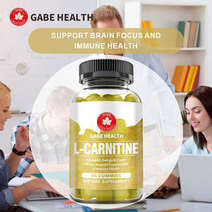 Sugar Free L-Carnitine Chewy Supplement Gummies Improve Athletic Endurance Reduce <b>Post</b>-workout Muscle Fatigue for Adults - Product Image 2
