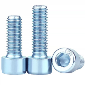 Perno hexagonal de acero al carbono grado 8.8, zincado, estándar GB70, rosca completa/mediana, M3/M4/M5/M24 - Product Image 1