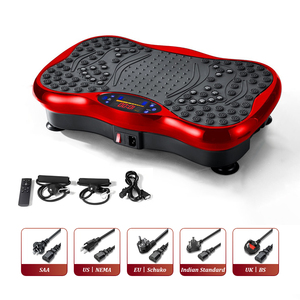 Dispositivo de Adelgazamiento 123Sports para el Hogar, <span class=keywords><strong>Mini</strong></span> Plataforma Vibratoria Impermeable de ABS de 200W, Máquina de Masaje Crazy Fit con Cuerdas de Resistencia - Product Image 4