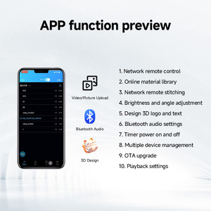 Máy chiếu quảng cáo <span class=keywords><strong>LED</strong></span> ngoài trời 3D hai mặt, màn hình trong suốt, quạt hologram 3D, hoạt động thương mại - Product Image 2