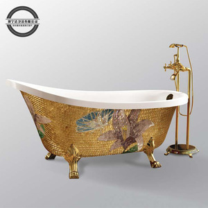 <span class=keywords><strong>Bañera</strong></span> Clásica Europea de Acrílico de Doble Capa, Estilo Princesa, con Respaldo Independiente y Función de Conservación del Calor - Product Image 2