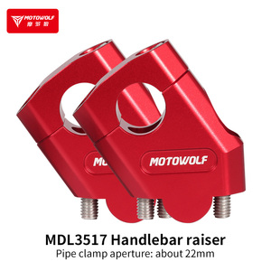 Soporte de Manillar de <span class=keywords><strong>Calibre</strong></span> Modificado para Buggy de Motocicleta / Elevador de Manillar de Diámetro Variable - Product Image 2