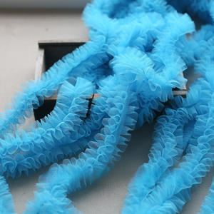 6cm maille Pom dentelle ruban à volants avec dentelle princesse manchettes gâteau jupe ourlet et poignets avec dentelle - Product Image 4