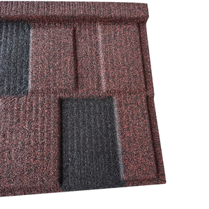 Chất lượng cao hiện đại thép lợp ngói sang trọng đá tráng với hình vuông bền cao chống ăn mòn cao <span class=keywords><strong>Ridge</strong></span> gạch - Product Image 1