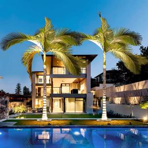 Lumière LED circulaire en aluminium pour palmier, haute luminosité, <span class=keywords><strong>solaire</strong></span>, 48W 60W 72W, projecteur <span class=keywords><strong>solaire</strong></span> extérieur pour arbre - Product Image 6