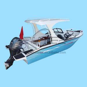 Barco de Pesca de Alta Velocidad con Consola Central de Aluminio de 19 pies/5.8 m, Fabricado <span class=keywords><strong>en</strong></span> China, con Cabina, Certificado CE, Capacidad para 8 Personas - Product Image 6