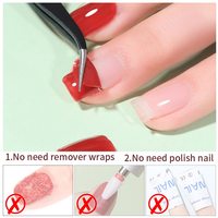 BOZLIN Hema Free 15ml Soak Off UV LED Peelable Clear Easy Peel Off Base Coat pour vernis à ongles en gel