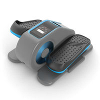 Mini vélo d'exercice sous le bureau, machine à stepper en acier ABS, pédales antidérapantes, salle de sport à domicile, fitness, perte de poids, musculation