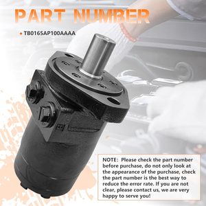 Moteur hydraulique PumpShark TB0165AP100AAAA, couple de 100 Nm, arbre de 40 mm, type piston, haute pression 3000 Psi - Product Image 5