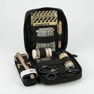 Kit Tattico Vuoto Rhino Rescue Mini Ifak Pouch Molle per Pronto Soccorso da Combattimento, Sopravvivenza Outdoor, Emergenza e Trauma con Laccio Emostatico - Product Image 3