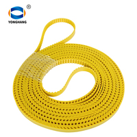 Courroie de distribution en polyuréthane jaune, bleu et blanc avec cordon en acier TT5 pour machine à broder et à tricoter circulaire, largeur 460 mm, rouleau de 100 m