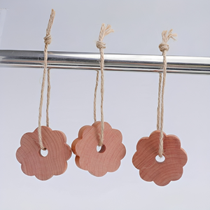 Guirnaldas Decorativas <span class=keywords><strong>de</strong></span> <span class=keywords><strong>Madera</strong></span> <span class=keywords><strong>de</strong></span> Cedro Rojo Natural para el Hogar, Repelentes <span class=keywords><strong>de</strong></span> Insectos, Antiolores, Antipolillas, Antihumedad, Aromatizantes para Armarios y Zapateros - Product Image 3
