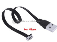 Adaptateur Eternalstar Slim USB 3.1 Type C Femelle à Montage sur Panneau avec Vis de Verrouillage vers USB Micro Mâle Angulaire