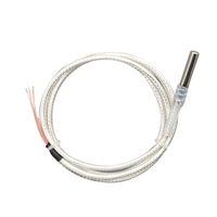 Industrial 3wire PT1000 PT100 PTC Thermistor Temperature Sensor 1000mm RTD Temperature Transmitter High Precision±0.15 0.3