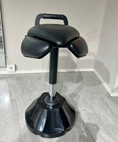 Tabouret dynamique à mouvement oscillant, siège ergonomique actif pour bureau avec hauteur réglable, mobilier de bureau