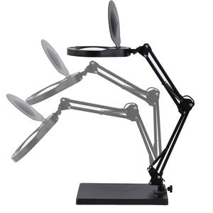 <span class=keywords><strong>Loupe</strong></span> 3x 10X <span class=keywords><strong>pour</strong></span> la lecture, outil de lecture téléphone à station de soudage avec support lumineux LED <span class=keywords><strong>loupe</strong></span> éclairée - Product Image 4