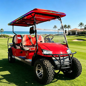Carrito de Golf Eléctrico ZOWN al por Mayor, Económico, para 6 Pasajeros, Batería de Plomo-Ácido de 48V, Sistema de Iluminación Completo, para Negocios de Alquiler en Campos de Golf - Product Image 1