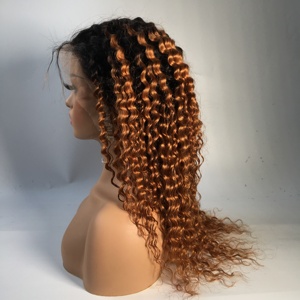 10a grado brasileño Peluca <span class=keywords><strong>de</strong></span> pelo peruano <span class=keywords><strong>de</strong></span> la <span class=keywords><strong>onda</strong></span> profunda del pelo humano del frente del cordón pelucas - Product Image 4