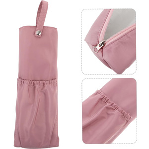 Bolsa de almacenamiento impermeable para rizador de pelo, estuche portátil para alisador de pelo, color rosa, para uso en el dormitorio - Product Image 2