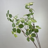 Plante artificielle longue vigne Guanyin Feuille de Lotus, plante verte d'intérieur décorative pour l'aménagement d'espaces et les mariages