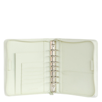 Notizbücher & Schreib blöcke Niedlich 6 Ring Binder Blank Quilt Leder Tasche Magnet Planer Cover