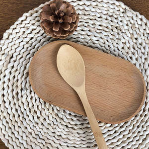 Cuchara de Bambú para Comer, Cucharas de Madera Natural para Viajar, para Sopa, Café, Ensalada, Postres, Aperitivos, Cereales y Frutas, Cuchara para Bebés - Product Image 2
