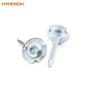 Pieds réglables Hyderon pour meubles, pieds de support robustes en acier pour chaise, vis hexagonales externes - Product Image 4