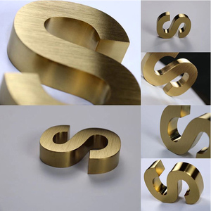 Letras Metálicas Personalizadas, Decoración de Pared para Negocios, Logotipo de Alta Calidad, Letras de Canal de Acero Inoxidable para Hogares y Edificios - Product Image 6