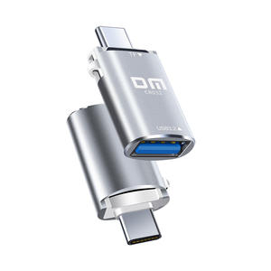 Lettore di Schede TF USB <span class=keywords><strong>3.2</strong></span> ad Alta Velocità 2-in-1 Adattatore USB Tipo-C Portatile in Lega di Alluminio - Product Image 2