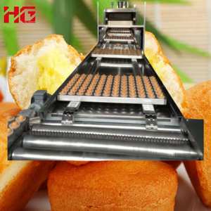 Máquina automática para pasteles de diferentes formas, máquina para hacer pasteles secos completamente automática, de acero eléctrico nuevo horno/a Gas - Product Image 1