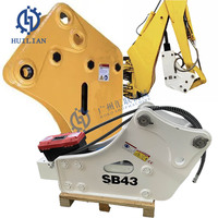 Marteau hydraulique HuiLian pour chargeuse-pelleteuse avec burin pour modèles 415F2-450F, usage minier