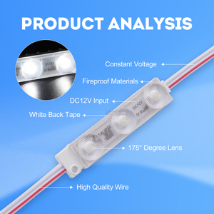 Cho ul được liệt kê <span class=keywords><strong>IP68</strong></span> ngoài trời không thấm nước <span class=keywords><strong>LED</strong></span> Strip sáng 2835 SMD 3 <span class=keywords><strong>LED</strong></span> mô-đun Đăng đèn hồng phát thải DC 12V cho biển báo hiển thị - Product Image 6