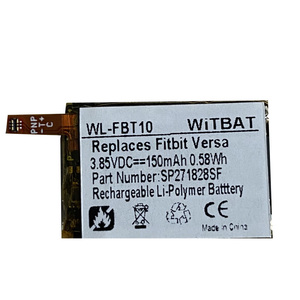 <span class=keywords><strong>Batterie</strong></span> de <span class=keywords><strong>montre</strong></span> intelligente <span class=keywords><strong>Fitbit</strong></span> Versa Lite Li-polymère - Product Image 4