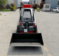   Mini Skid Steer Loader Mesin Diesel dengan Bucket 4 in 1 untuk Konstruksi Pertanian Bersertifikasi Euro5 EPA CE