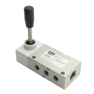 PD45486 5/3-WV/S9 511RFG-1/4N-SO14 Commande à levier manuelle Hydraulique pneumatique 5/3 voies à rappel par ressort - Product Image 4