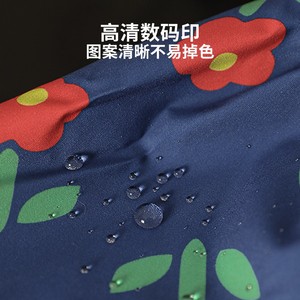 Waterproof Women's Sleeve With Flower Pattern Polyester Material For Down Jacket Protection - Product Image 1