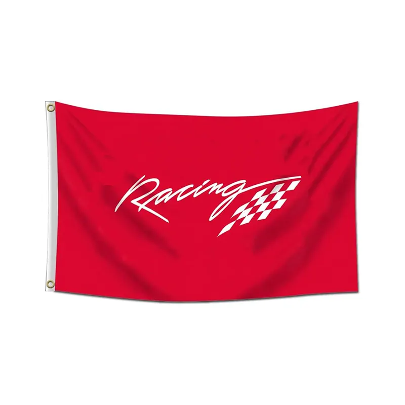 Custom 3x5ft Any Size Any Logo Cheap Custom Made Large Double Sided Outdoor Sports Racing Motorcycles Flag and Banners