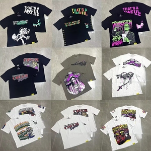 High Quality Brand <b>Men's</b> <b>T</b>-<b>shirts</b> American Street Style Digital Printing Pattern Oversized 100% Cotton Eco-Friendly Breathable - Product Image 2