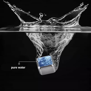 Custom logo 304 Stainless Steel Ice Tartar Summer Metal Quick-Frozen Bar Whiskey Ice <b>Cubes</b> - Product Image 3